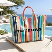 Chic Stripe Carryall