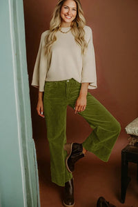 Clara Ivy Corduroy Wide Leg Pants