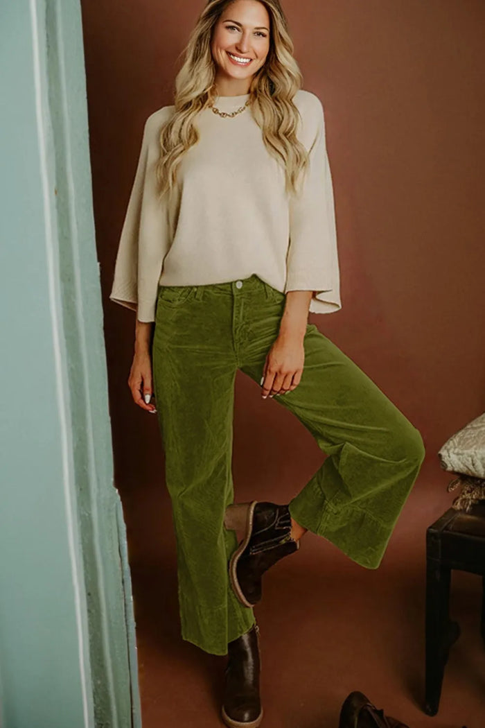 Clara Ivy Corduroy Wide Leg Pants