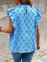 Conley Ruffle Sleeve Blouse in Curvy