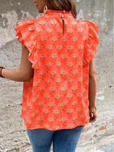 Conley Ruffle Sleeve Blouse in Curvy