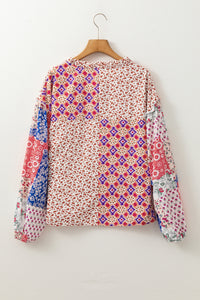 Cora Mixed Floral Blouse