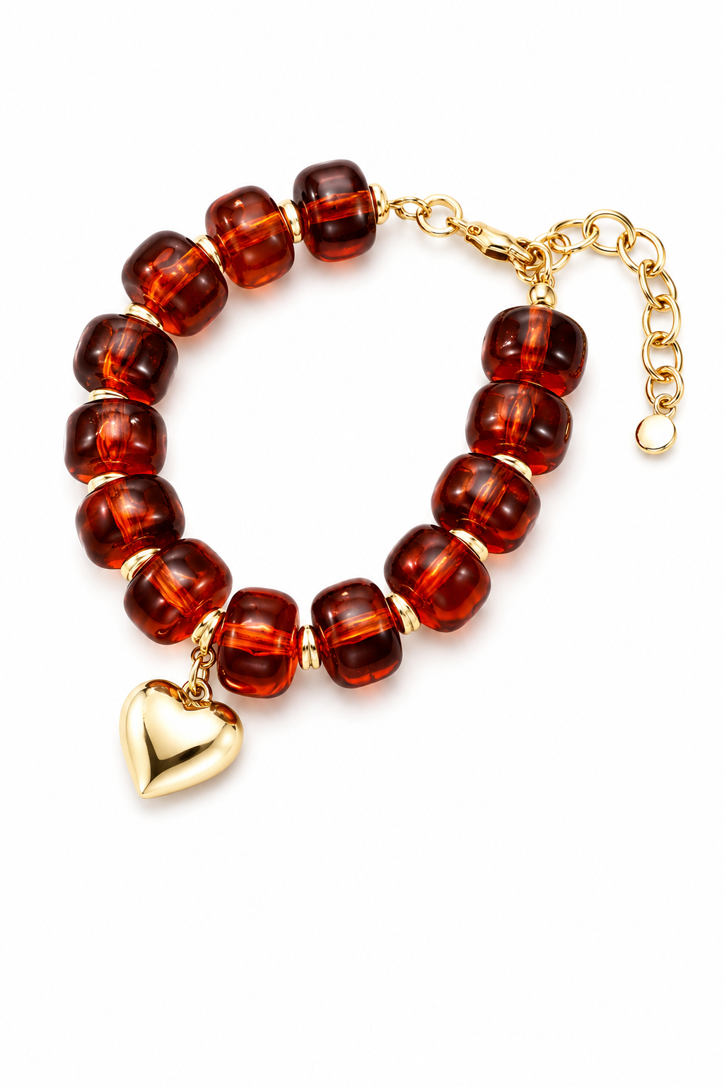 Country Kiss Heart Bracelet