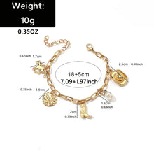 Cowboy Hat Charm Bracelet