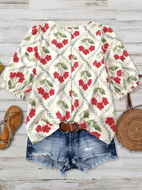 Crimson Garden Top in Curvy