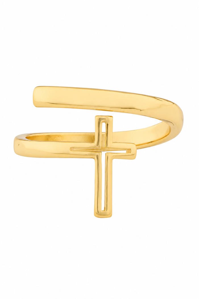 Wrapped In Faith Cross Ring