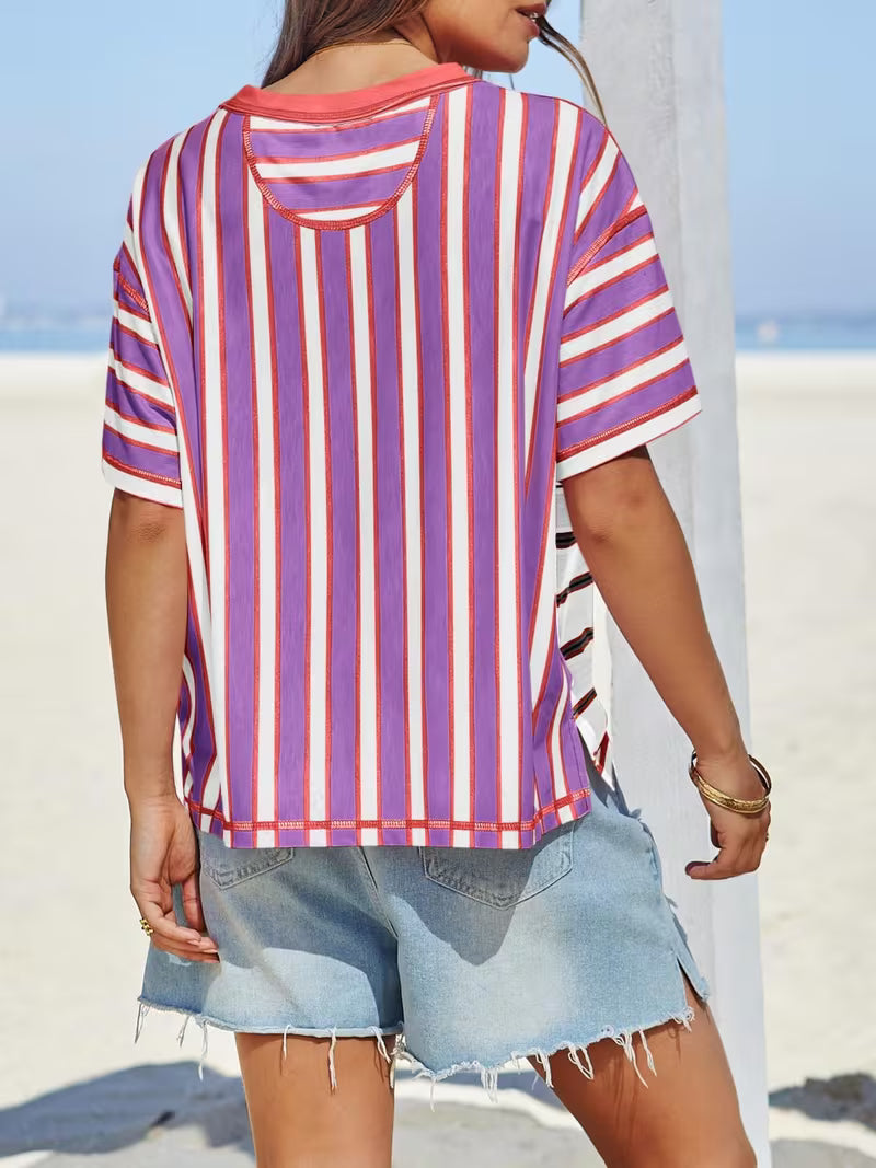 Ava Striped Tee
