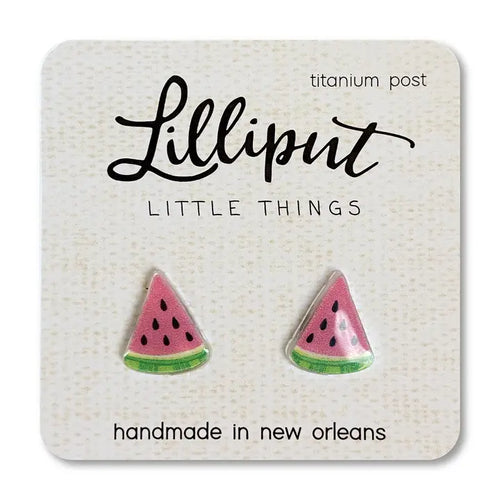 Lilliput Watermelon Earrings