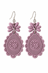 Daisy Medallion Earrings