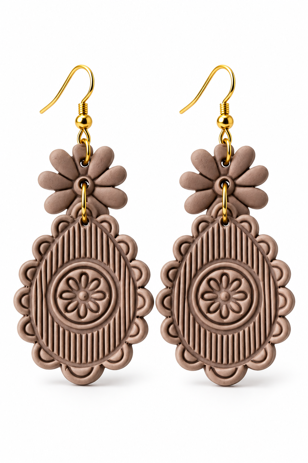 Daisy Medallion Earrings