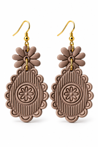 Daisy Medallion Earrings