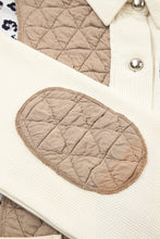 Darcy Leopard Waffle Quilted Jacket