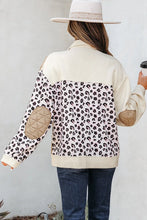 Darcy Leopard Waffle Quilted Jacket