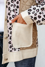 Darcy Leopard Waffle Quilted Jacket