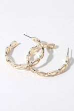 Darya Twisted Hoop Earrings