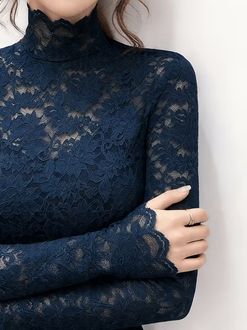 Delicate Details Lace Layering Top