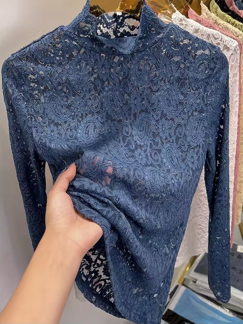 Delicate Details Lace Layering Top