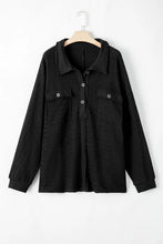 Della Flap Pocket Henley Top Curvy