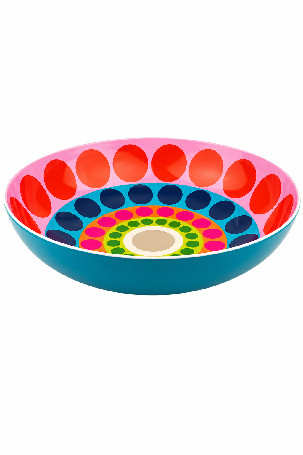 French Bull Dial 11.75" Salad Bowl