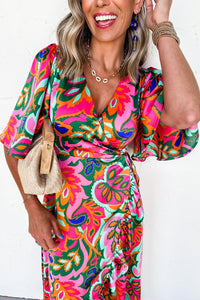 Dotty High-Low Hem Dress