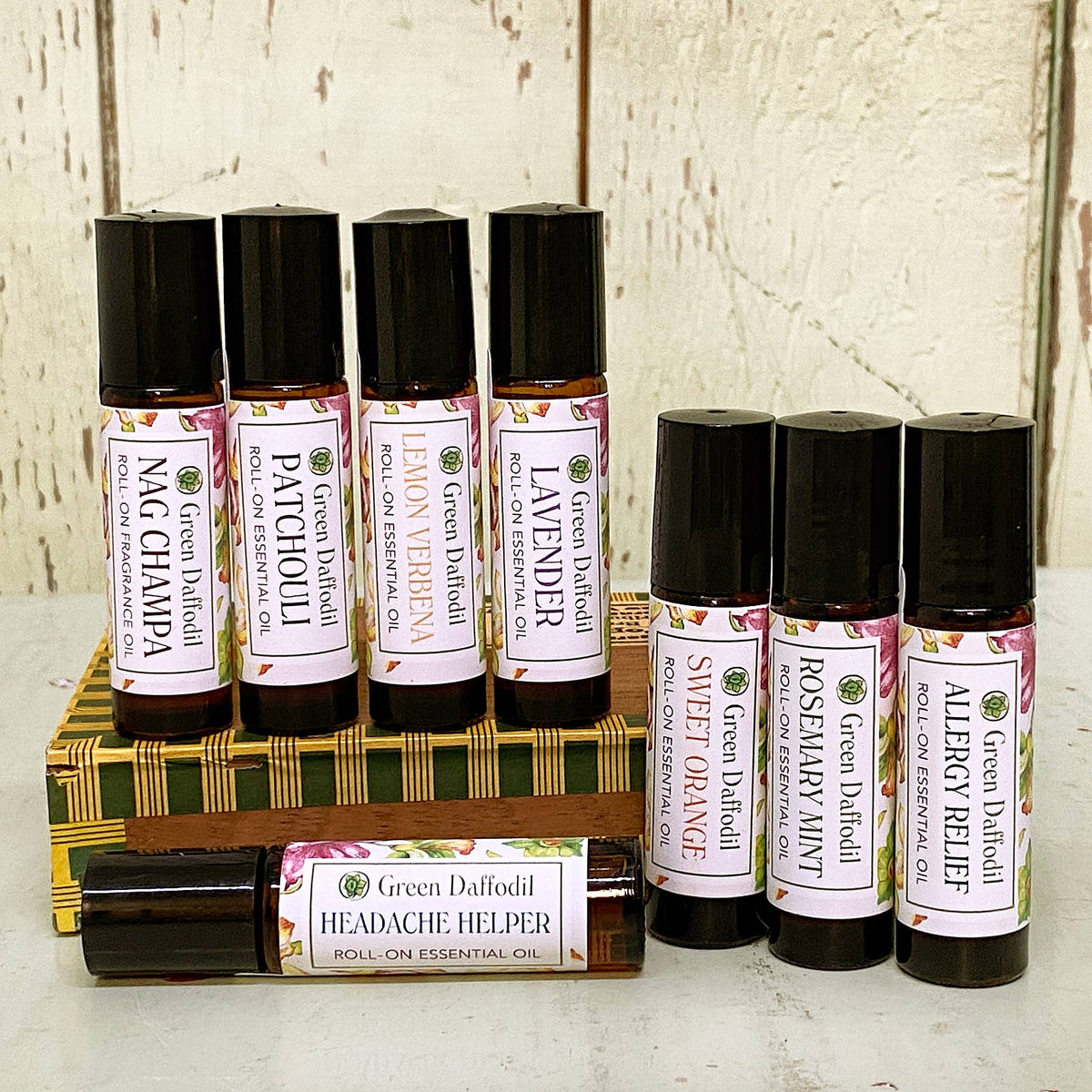 Lavender Roll-On Essential Oil Bottle Aromatherapy