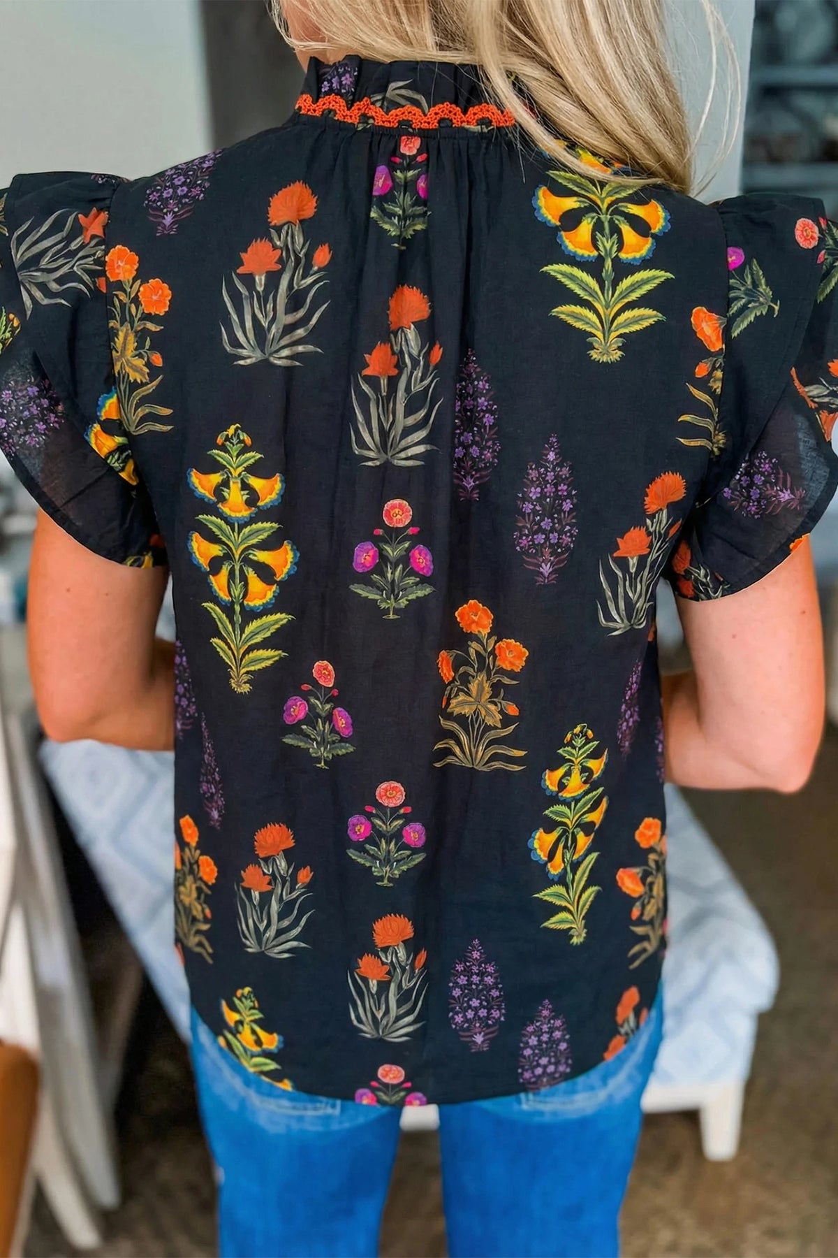 Polly Floral Top