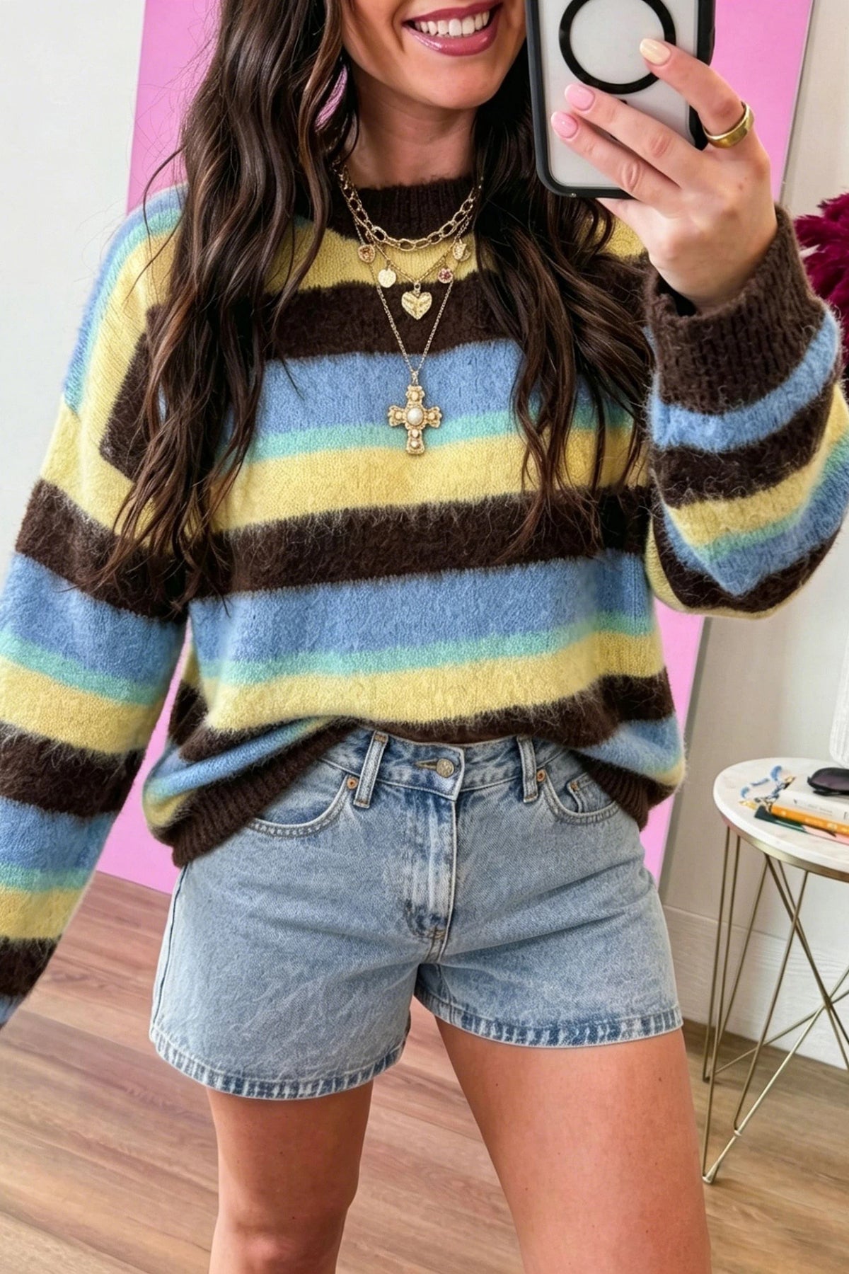 Mae Striped Sweater