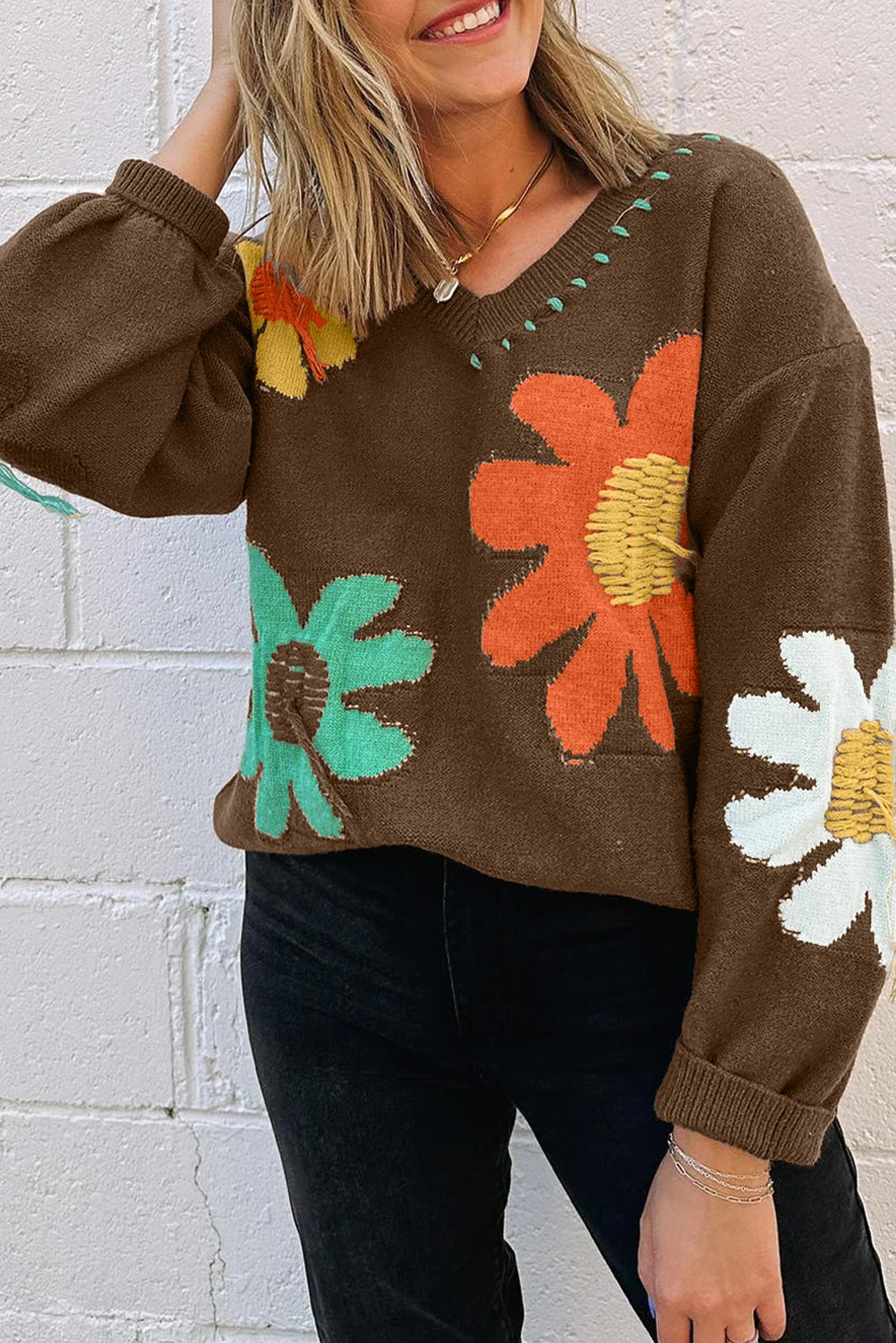 Ellison Flower Sweater