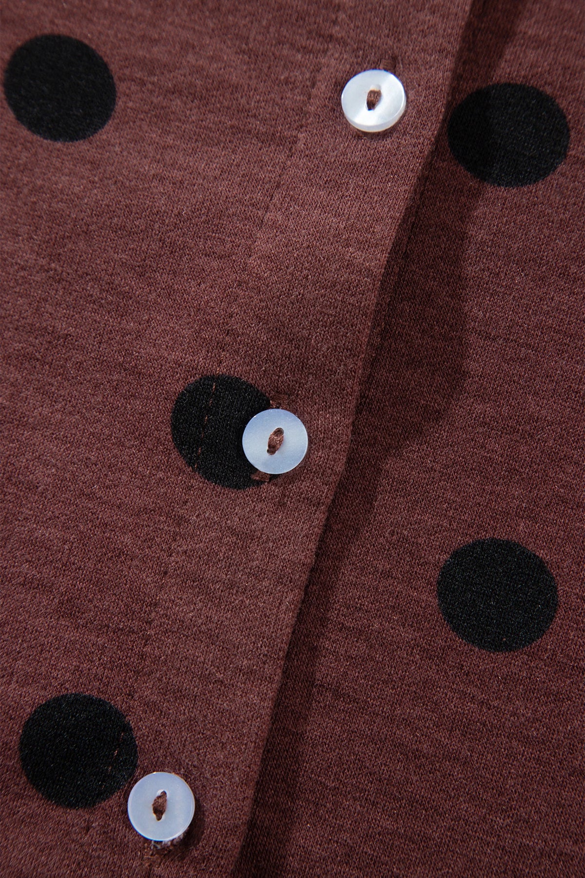 Agatha Polka Dot Cropped Cardigan