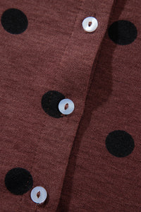 Agatha Polka Dot Cropped Cardigan
