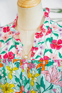 Rue Ruffled Sleeve Blouse