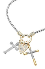 Eilish Double Cross Necklace