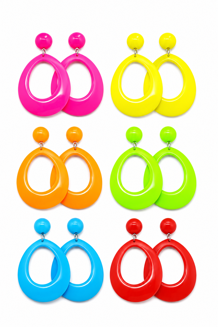 Electric Color Earrings