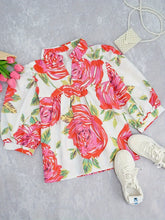 Ellis Puff Sleeve Floral Blouse