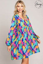 Emery Bubble Sleeves Dress in Curvy