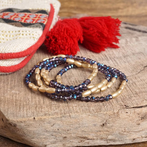 Eve Layered Sparkly Bracelet Set