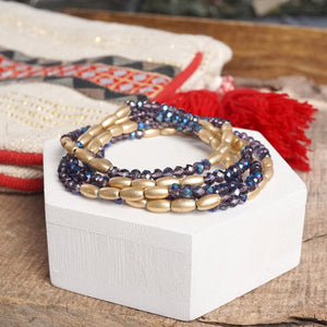 Eve Layered Sparkly Bracelet Set