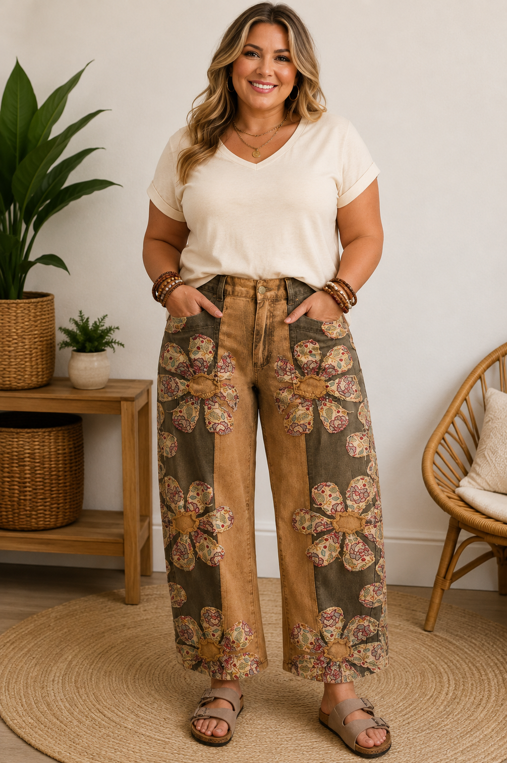 Evergreen Charm Pants Curvy