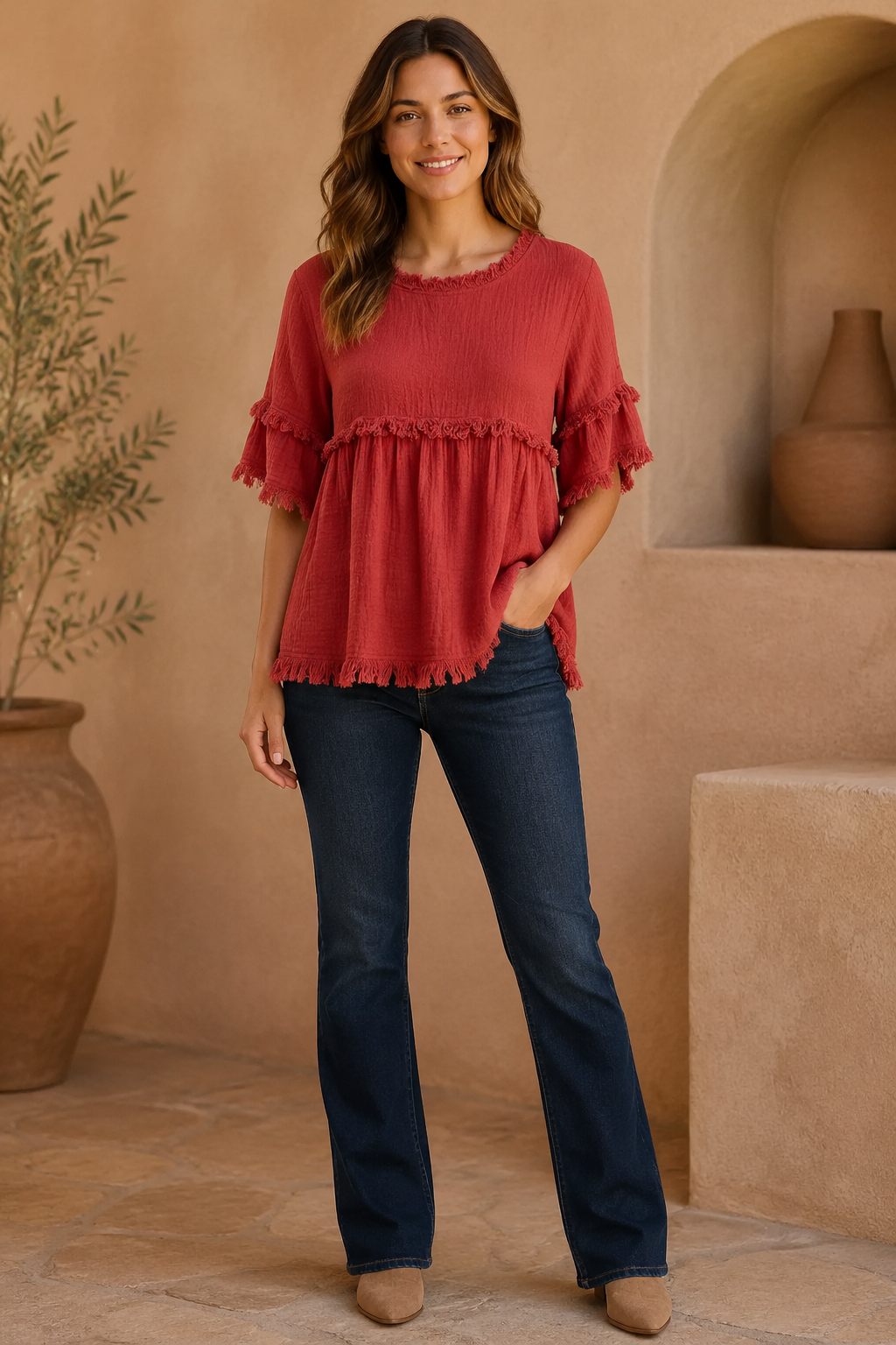 Everly Vintage Top