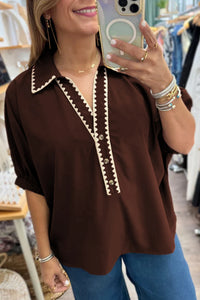 Expresso Lane Blouse