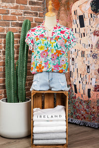 Rue Ruffled Sleeve Blouse