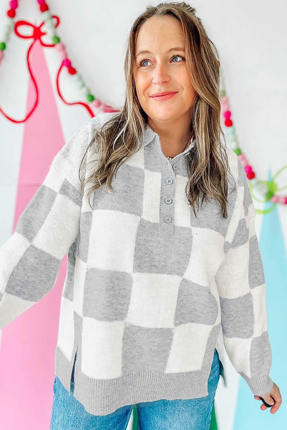 Dawson Checkered Sweater