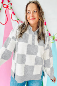 Dawson Checkered Sweater
