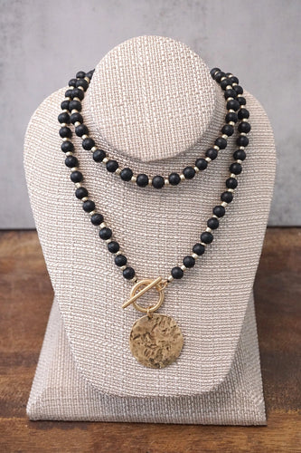 Mally Multi Strand Coin Necklace