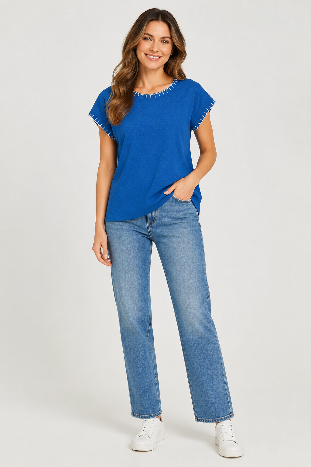 Fawn Stitched Tee