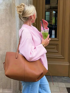 Feeling Blessed Cozy Pink Sweater