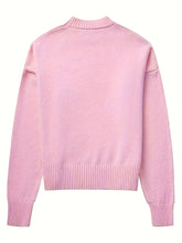 Feeling Blessed Cozy Pink Sweater