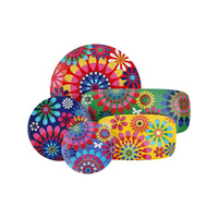 French Bull Festival 11" Dinner Plate Set Of 4