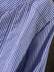 Finn Blue Stripe Top in Curvy