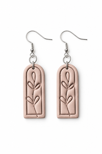 Flannel and Fall Boho Arch/Leaf Earrings